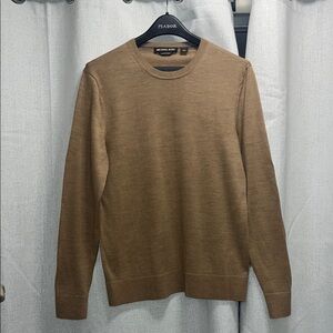 Michael Kors Men's Merino Wool Tan Sweater